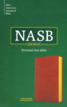 NASB Personal Size Bible, Leathertouch Burnt Sienna 
